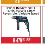 Ryobi Impact Drill PD-65