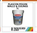 Plascon Polvin Walls & Ceilings-5Ltr