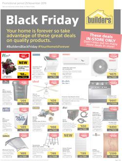 Builders : Black Friday (29 Nov 2019) IN-STORE ONLY., page 1