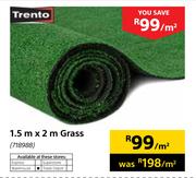 Trento 1.5m c 2m Grass-Per Sqm
