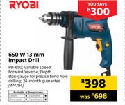 Ryobi 650W 13mm Impact Drill