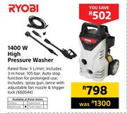 Ryobl 1400w High Pressure Washer 