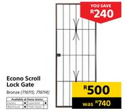 Econo Scroll Lock Gate