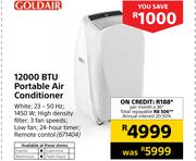 Goldair 12000 BTU Portable Air Conditioner