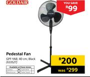 Goldair Pedestal Fan GPF-YAB 40cm Black