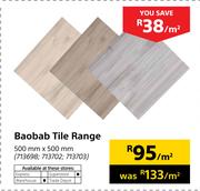 Baobab Tile Range 500mm X 500mm-Per Sqm