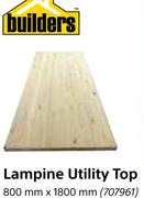 Builders Lampine Utility Top-800mm X 1800mm