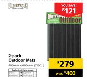 Dirttrapper 2-Pack Outdoor Mats-400mm X 600mm
