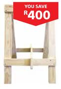 Builders Pine Trestle 500mm X 760mm