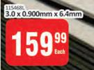 Gyproc Plaster Ceiling Board 3.0 x 900mm x 6.4mm-Each