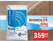 Gyproc Rhinolite Dry Wall Plaster-40Kg Each