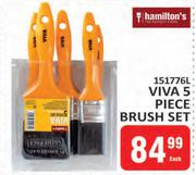 Hamilton's Viva 5 Piece Brush Set