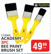 Academy 3 Piece Bee Paint Brush Set
