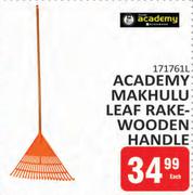 Academy Makhulu Leaf Rake Wooden Handle