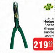 Lasher Hedge Shear Green Handle 