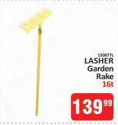 Lasher Garden Rake 16 Tooth