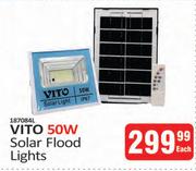 Vito 50W Solar Flood Lights