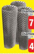 Diamond Mesh 1.8m x 90mm x 30m