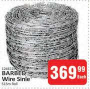 Barbed Wire Single 515m Roll-Each