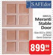 Safedor Meranti Stable Door 8 Panel-813 x 2032