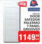 Safedor Door Palermo 7 Panel Grooved