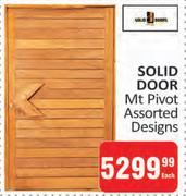 Solid Door Mt Pivot Assorted Designs