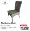 Designhouse Rio Dining Chair 45 x 63 x 93cm