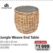 Designhouse Jungle Weave End Table 60 x 60 x 50cm