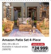 Designhouse Amazon Patio Set (4 Piece) 258 x 99 x 86cm