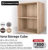 Home & Kitchen Iona Storage Cube 40 x 29 x 53.8cm
