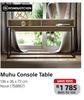 Home & Kitchen Muhu Console Table (Noce) 136 x 36 x 77cm