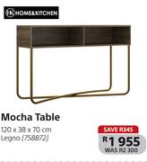 Home & Kitchen Mocha Table (Legno) 120 x 38 x 70cm