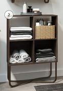 Home & Kitchen Mocha Bookshelf (Legno) 70 x 36.2 x 101.5cm