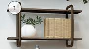 Home & Kitchen Mocha Shelf (Legno) 50 x 28 x 64cm