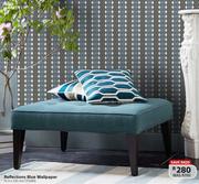 Fired Earth Reflections Blue Wallpaper 10m x 530mm (753289)
