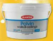 Plascon 10Ltr Polvin Walls & Ceilings