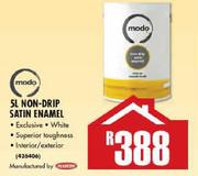 Modo 5Ltr Non Drip Satin Enamel