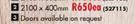 Redi Book Budi 2100x400mm-Each