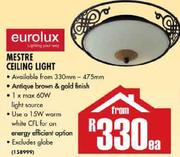 Eurolux Mestre Ceiling Light