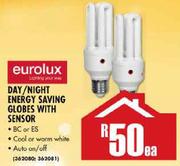 Eurolux Day/Night Energy Saving Globes With Sensor