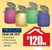 Solar Flair Solar Jar Light
