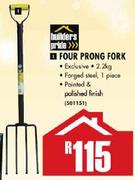 Builders Pride Four Prong Fork