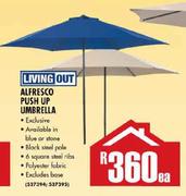 Living Out Alfresco Push Up Umbrella-Each