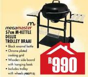 Megamaster 57cm M-Kettle Deluxe Trolley Braai