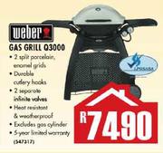 Weber Gas Grill Q3000