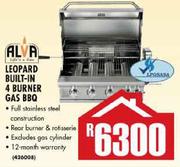 Alva Leopard Built-In 4 Burner Gas BBQ