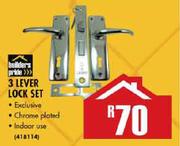 Builders Pride 3 Lever Lock Set