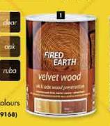 Fired Earth 5Ltr Velvet Wood Oil & Wax Preservative
