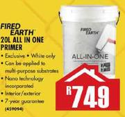 Fired Earth 20Ltr All In One Primer