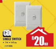 Cbi Single White Switch-1W